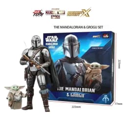 In Stock Original ZD Toy 1/10 Star Wars Darth Vader Stormtrooper R2-D2 Mandalorian Grogu Luke Action Figure Collection Toys