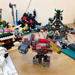 End Red Stone Portal Model Building Blocks Bricks Toys for Birthday Christmas Gift