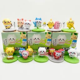 10pcs/Set Chiikawa Mini Figures Cute Chii Hachiware Usagi Shisa Anime Figure Cartoon Model Desktop Ornament Collectible Toy Gift