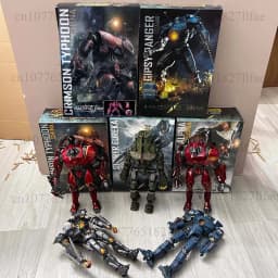 Figure Pacific Rim Figure LED Red Tramp Japanese Mecha Gipsy Danger Obsidian Fury The Eureka Raiders Armour Room Decor Gift