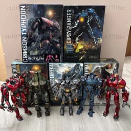 Figure Pacific Rim Figure LED Red Tramp Japanese Mecha Gipsy Danger Obsidian Fury The Eureka Raiders Armour Room Decor Gift