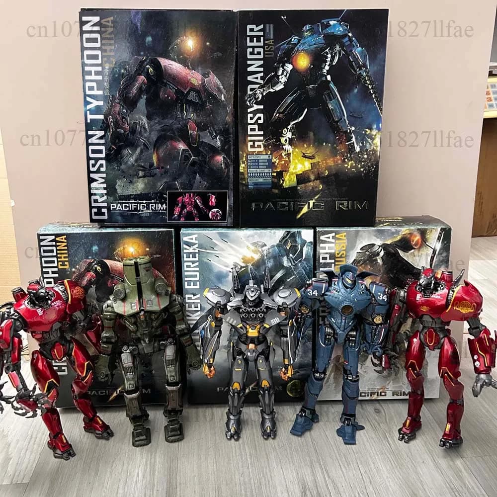 Figure Pacific Rim Figure LED Red Tramp Japanese Mecha Gipsy Danger Obsidian Fury The Eureka Raiders Armour Room Decor Gift