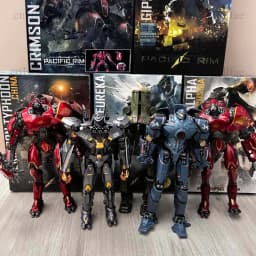 Figure Pacific Rim Figure LED Red Tramp Japanese Mecha Gipsy Danger Obsidian Fury The Eureka Raiders Armour Room Decor Gift