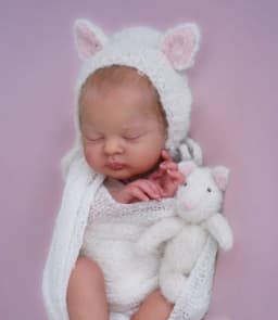 NPK New 19inch Popular Unfinished Unpaintedd Unassembled Reborn Doll Kit Esenia with cloth body DIY doll parts for Artists