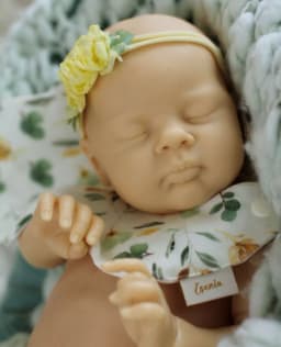 NPK New 19inch Popular Unfinished Unpaintedd Unassembled Reborn Doll Kit Esenia with cloth body DIY doll parts for Artists