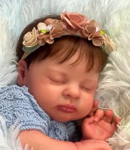 NPK New 19inch Popular Unfinished Unpaintedd Unassembled Reborn Doll Kit Esenia with cloth body DIY doll parts for Artists