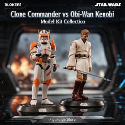 New Stock Blokees Star Wars Obi Wan Kenobi Commander Cody 15cm Articulated Figure Model Kit Collectible Display Gift Toys