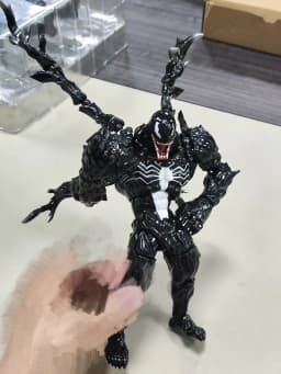 New PC Toys Black Ver Blue Ver Venom Amazing Yamaguchi Venom Black Ver Venom Solid Color Ver Venom Action Figure Gifts Toys