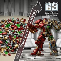 2776Pcs Marvel Superheroes Building Blocks Iron Man Bricks Action Figures Cool Room Ornament DIY Creative Toys for Adult Gifts