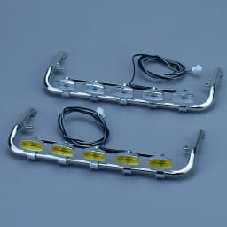 LED Car Roof Spotlights White/yellow Lights for Tamiya 1/14 RC Truck for SCANIA 770S R620 for Volvo FH16 for ACTROS 3363 Car