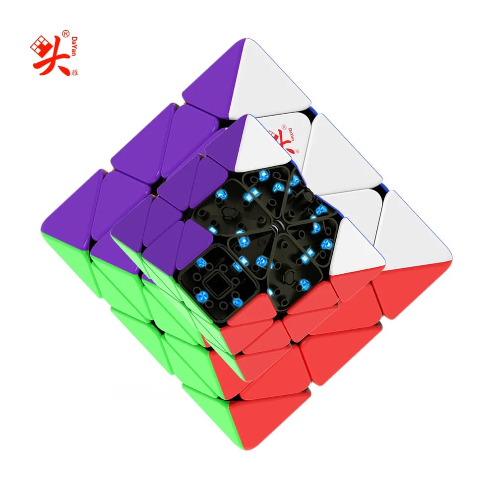 [SaoCube] Dayan Fto Rotating 3x3 Octahedron Black Core Magnetic Magic Cube Professional Fidget Toys Cubo Magico Puzzle