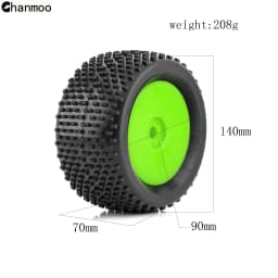 1/8 Off Road Tires 140mm Wheels Tyre 17mm Hex for 1:8 RC Buggy Racing Car ARRMA Traxxas Redcat Losi Kyosho VRX HPI WR8 HSP Hobao