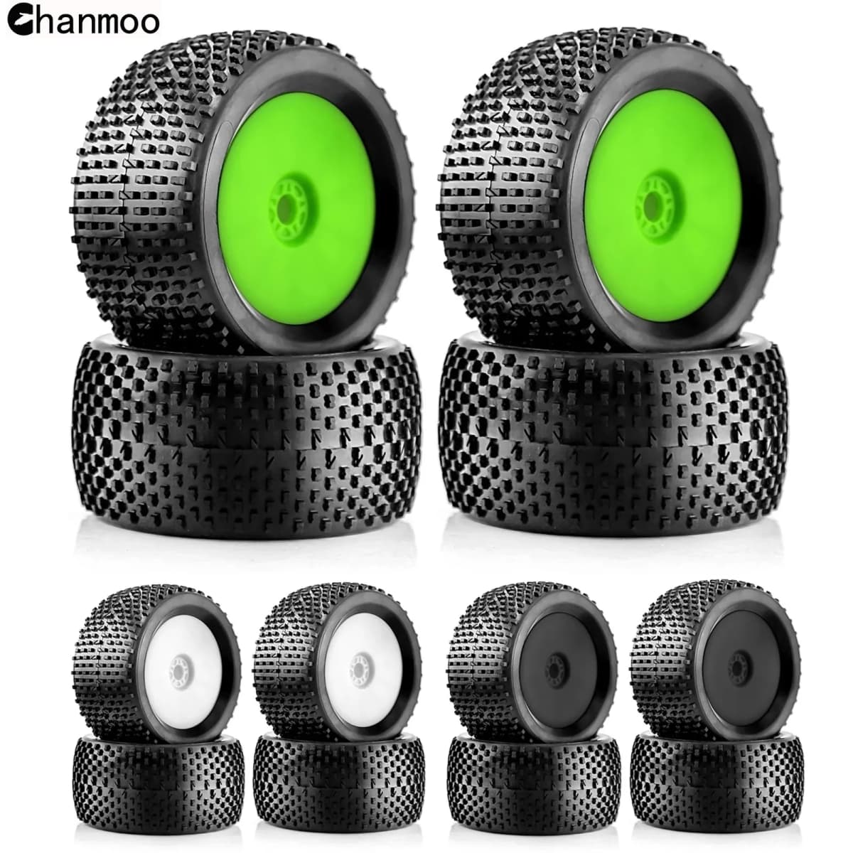 1/8 Off Road Tires 140mm Wheels Tyre 17mm Hex for 1:8 RC Buggy Racing Car ARRMA Traxxas Redcat Losi Kyosho VRX HPI WR8 HSP Hobao