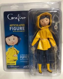 Coraline V3 18cm Articulated Figure Collectible Action Figure Poseable Puppet Horror Movie Model Toy Desktop Ornament Anime Gift