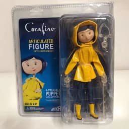 Coraline V3 18cm Articulated Figure Collectible Action Figure Poseable Puppet Horror Movie Model Toy Desktop Ornament Anime Gift