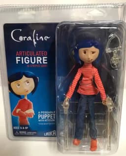Coraline V3 18cm Articulated Figure Collectible Action Figure Poseable Puppet Horror Movie Model Toy Desktop Ornament Anime Gift