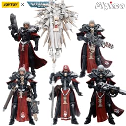 [IN STOCK]JOYTOY Warhammer 40K 1/18 Action Figure Adepta Sororitas Battle Sister 5PCS Anime Model