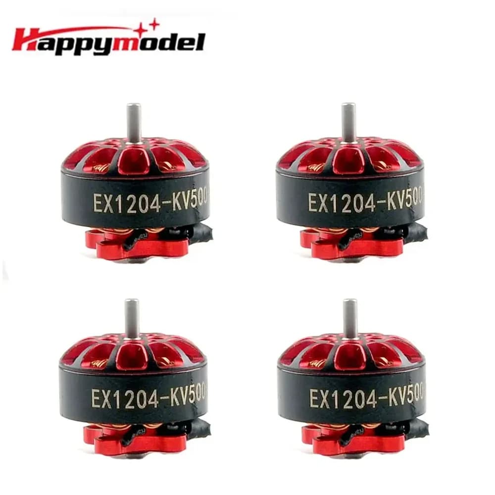 Happymodel 4PCS EX1204 5000KV 6500KV Brushless Motor 1.5mm Shaft for 2-4S 2-3S 3 Inch FPV Racing Drone Toothpick Quadcopter
