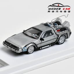 MJ 1:64 back to the future DeLorean DMC 12 Collection Diecast Model Car