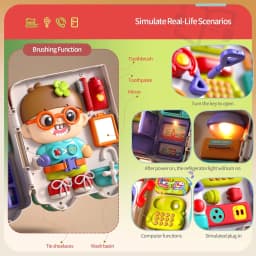Busy Board Montessori Toys for Toddler Aged 2-3 Years, Educational Learning Toy ,Fine Motor Skills Developmental Birthday Gift