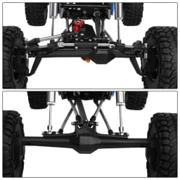 H10 Portal or Straight Axle Plastic +Brass or Aluminum Alloy Front Rear Complete Axles for Vanquish 1/10 RC Crawler Car Upgrade