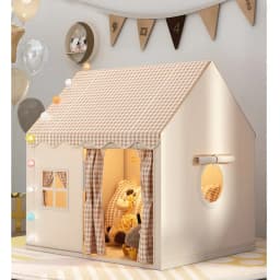Kid Toys Tent Princess Castle Play House Cubby Children Small House Folding Indoor Play Tent Baby Tent Solid Frame No Light Ball
