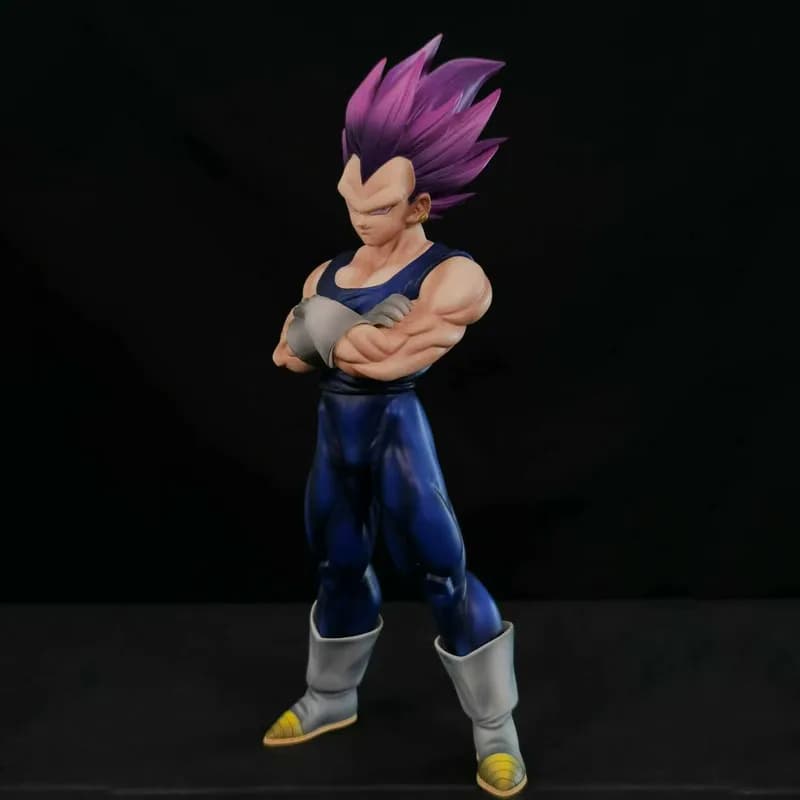 Dragon Ball Ultra Ego Vegeta Action Figure Purple Hair Collectible Statue Desktop Ornament Case Decoration For Anime Collectors