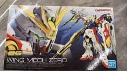 RG 1/144 JM Wing Zero Mecha Assembly Model Kit with Water Slide Decals Bracket Luminous Effect Parts Hobby Collectible Toy Gift