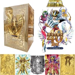 Saint Seiya Anime Trading Cards 40th Anniversary Commemorative Series Featuring Athena Shiryu Hyoga Character Collectible Hobby
