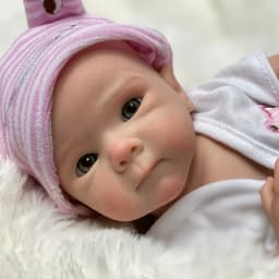 Can Open Mouth 33cm Bettie Solid Silicone Bebe Reborn Girl With 2 Sets Outfits 3D Painted Skin Soft Reborn Doll For Kid's Gift