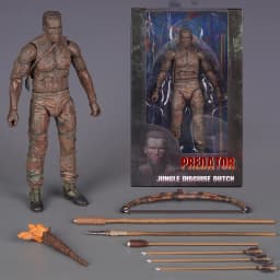 New Predator Dutch 30th Anniversary Edition Action Figure Collectible Model With 4 Styles Rich Accessories Movable Joints Gift