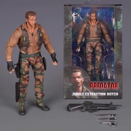 New Predator Dutch 30th Anniversary Edition Action Figure Collectible Model With 4 Styles Rich Accessories Movable Joints Gift