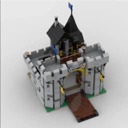 1071 MOC Building Block Toys - Black Hawk Fortress Building Blocks - The creative ideal Christmas gift