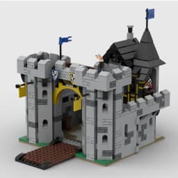 1071 MOC Building Block Toys - Black Hawk Fortress Building Blocks - The creative ideal Christmas gift