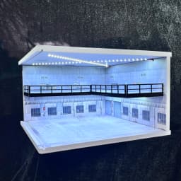 1/18 1/24 1/32 1/64 Scale LED Lighted Parking Lot Display Multi-Scale Car Garage Diorama for Hot Wheels & Matchbox Collection
