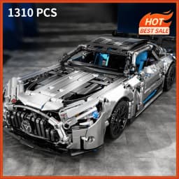 1310 PCS Racing Car Building Blocks Set, 1:14 Scale Technical Sports Vehicle Model Kit for Adults, Assembly Toys Birthday Gifts