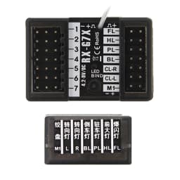 RC Car Transmitter & Receiver 7CH 4CH 2.4G Digital Radio Remote Control with RX-G7X/RX-G4 Receiver for RC Crawler Car MN82 MN99S
