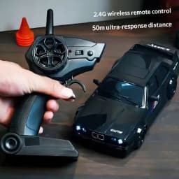 1:24 RC Drift Car 4WD Remote Control Car with Classic LED Lights High Speed Rechargeable Racing Sport Toy for Boys and Adults