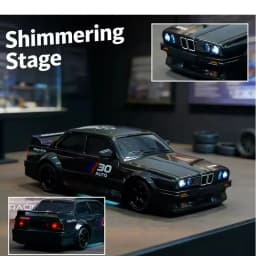 1:24 RC Drift Car 4WD Remote Control Car with Classic LED Lights High Speed Rechargeable Racing Sport Toy for Boys and Adults