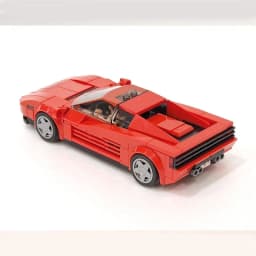 310PCS Car Model Building Block Set, Eight-Block Car, City Road F40, DIY Creative Children's Building Block Gift
