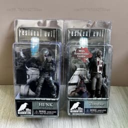 Redfield Hunk Zombie With Dog Licker And Walker Chris Redfield Biohazard Executioner Majini Action Figure Model Toys Room Decor