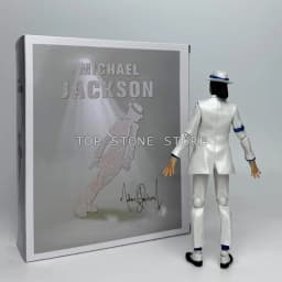 SHF Michael Jackson Action Figure Smooth Criminal Moonwalk Jackson Figures 16cm PVC Collection Movable Figurine Model Toys