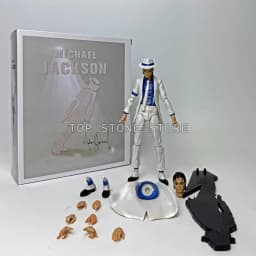 SHF Michael Jackson Action Figure Smooth Criminal Moonwalk Jackson Figures 16cm PVC Collection Movable Figurine Model Toys