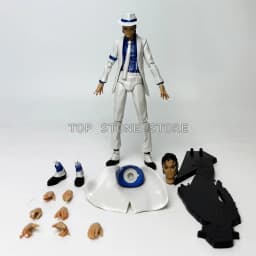 SHF Michael Jackson Action Figure Smooth Criminal Moonwalk Jackson Figures 16cm PVC Collection Movable Figurine Model Toys
