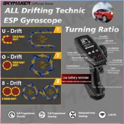 LDRC Upgraded LD1804 1:18 MX-5 RWD RC Drift Car Gyro Stabilization LED Headlight Funny Tongue 2.4G Remote Control Toy Car Gift