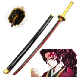 104cm Demon Slayer Shinobu Katana Kimetsu No Yaiba Tanjirou Cosplay Schwert Ninja Knife Real Japanese Samurai Sword Toy Gift