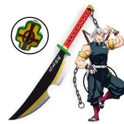 104cm Demon Slayer Shinobu Katana Kimetsu No Yaiba Tanjirou Cosplay Schwert Ninja Knife Real Japanese Samurai Sword Toy Gift