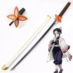 104cm Demon Slayer Shinobu Katana Kimetsu No Yaiba Tanjirou Cosplay Schwert Ninja Knife Real Japanese Samurai Sword Toy Gift