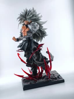 36cm Dragon Ball Super Saiyan 5 Goku Pvc Statue Collectible Figure Desk Decoration Anime Merchandise Trendy Toy Gift For Men