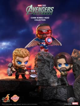 Original Hot Toys Marvel Avengers 5: Doomsday Cosbi Bobble-Head Collection Blind Box Action Figures Ornaments Collect Toys Gifts